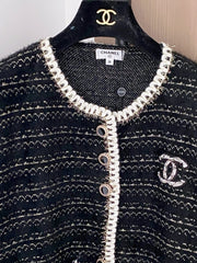 wavy ribbon cardigan