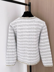 wavy ribbon cardigan