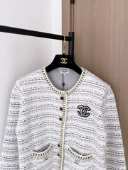 wavy ribbon cardigan