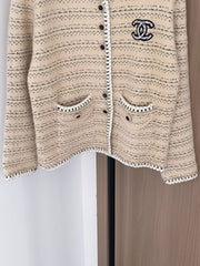 wavy ribbon cardigan