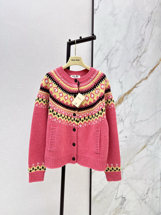 Fair Isle Jacquard Cardigan