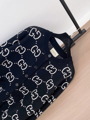 All-over print cardigan