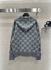 Reversible Knit Hooded Jacket