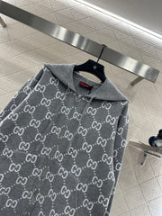 Reversible Knit Hooded Jacket