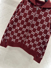 Reversible Knit Hooded Jacket
