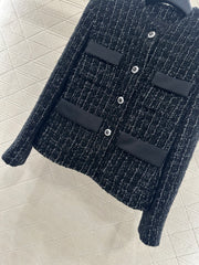 Woven Round Neck Dress Coat
