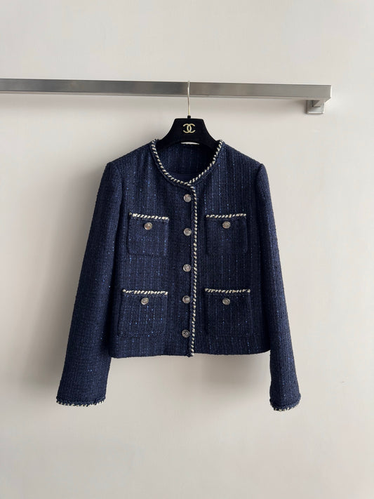 Sequined Tweed Jacket