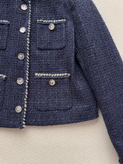 Sequined Tweed Jacket