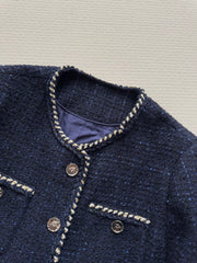 Sequined Tweed Jacket