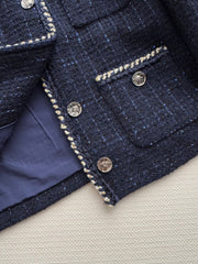 Sequined Tweed Jacket