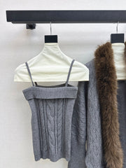 Knitted Two-Piece Set