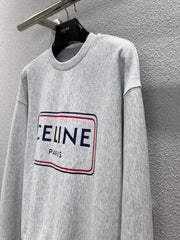 Printed Loose-fitting Cotton Sweatshirt