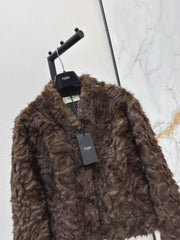 Eco-friendly mink fleece coat