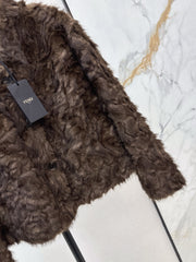 Eco-friendly mink fleece coat