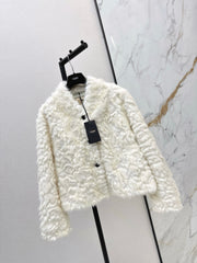 Eco-friendly mink fleece coat