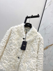 Eco-friendly mink fleece coat