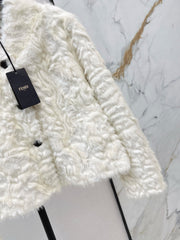 Eco-friendly mink fleece coat