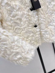 Eco-friendly mink fleece coat