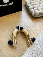 Mary Jane chunky heeled shoes