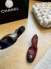 Mary Jane chunky heeled shoes