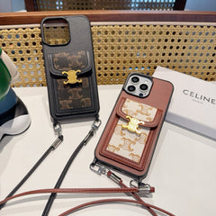 Crossbody SIM Card Holder Phone Case
