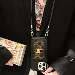 Crossbody SIM Card Holder Phone Case