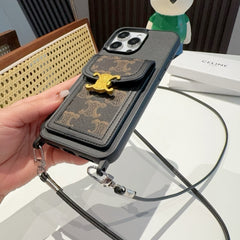 Crossbody SIM Card Holder Phone Case