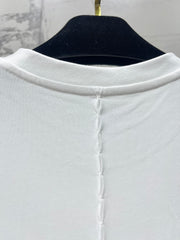 Simple Embroidered Logo Cotton Short-Sleeve T-Shirt