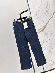 Denim cotton pants