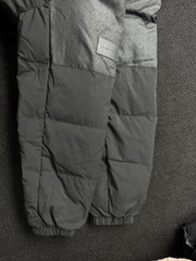 Patchwork Zipper Down Jacket