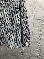 All-over jacquard print shirt