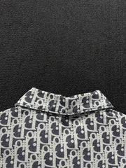 All-over jacquard print shirt