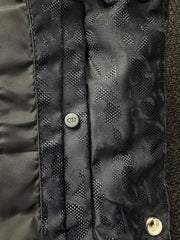 Subtle Monogram Canvas Down Jacket with Stand Collar