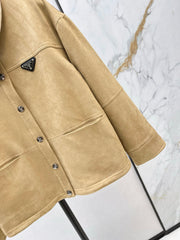 Eco-friendly suede coat