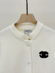 cozy color-blocked knit cardigan