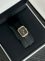 Black Gold Small Sugar Cube Ladies' Quartz Watch