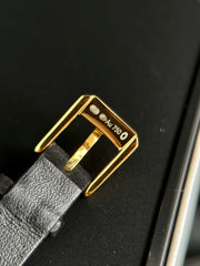 Black Gold Small Sugar Cube Ladies' Quartz Watch