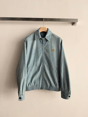 Light blue washed denim jacket