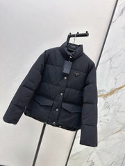 Stand-up collar down jacket