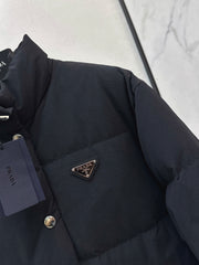Stand-up collar down jacket