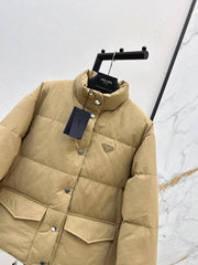 Stand-up collar down jacket