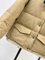Stand-up collar down jacket
