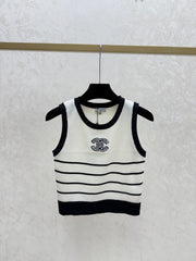 striped vest