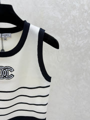 striped vest