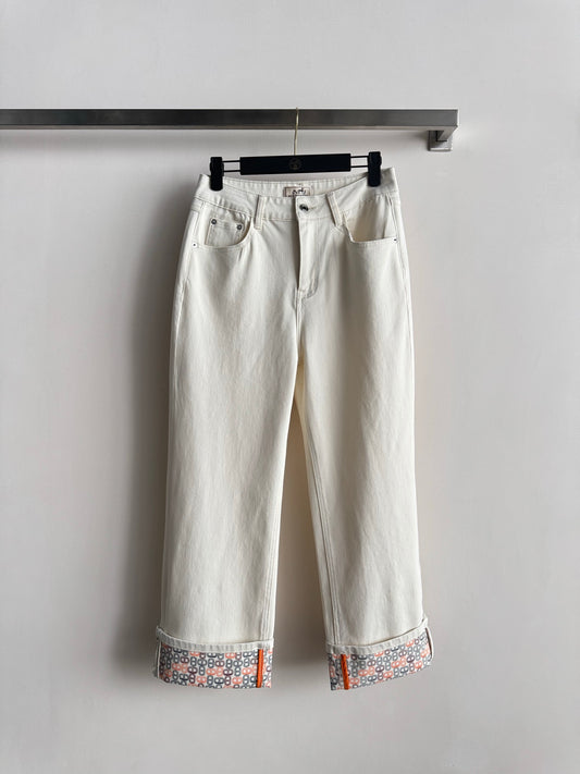 White Denim Jeans