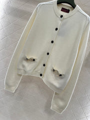 Chain Pocket Knit Cardigan