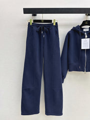 Badge-decorated casual set