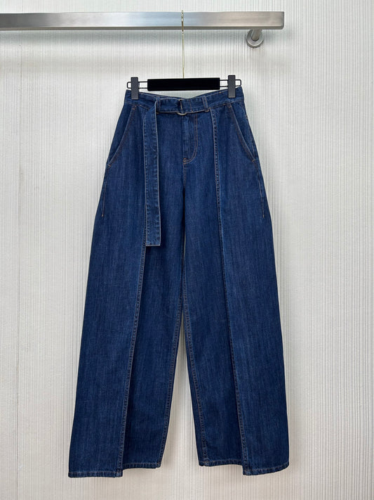 Belted Jeans