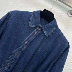Denim shirt jacket