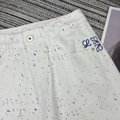 Embossed Pocket Jeans